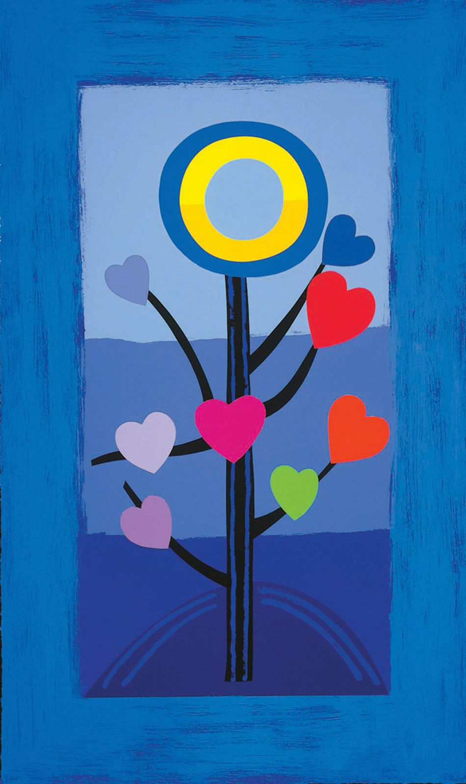Sir Terry Frost, Blue Love Tree, 2003