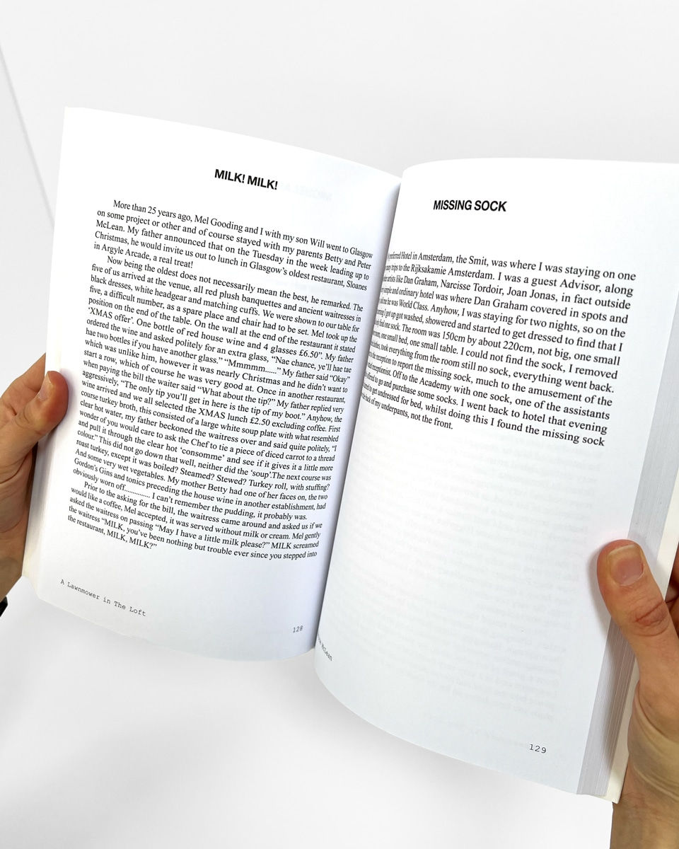 Books, A Lawnmower in the Loft (Book), 2017