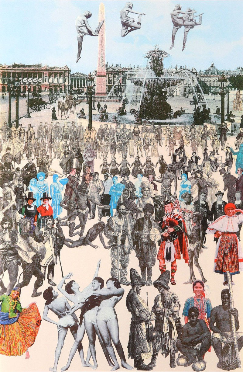 Peter Blake, Paris Quartet: Dancing, Place de la Concorde, 2010