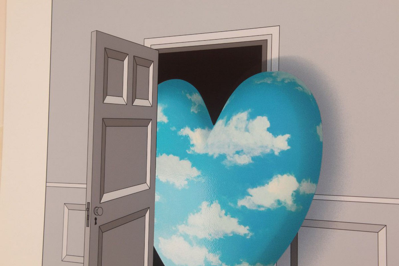 Patrick Hughes, Cloudy II, 2010