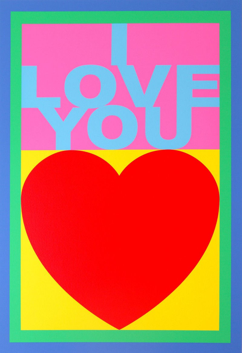 Peter Blake, Replay: I Love You, 2008
