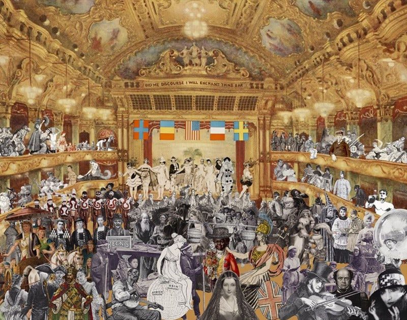 Peter Blake, Marcel Duchamp World Tour: New Year's Eve Parade at the Tower Ballroom, Blackpool, 2015