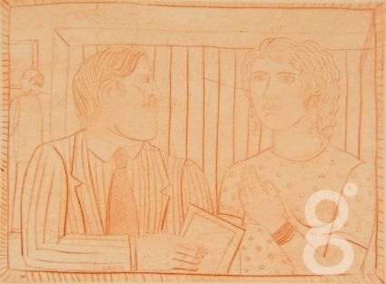 Vincent Haddelsey, Couple in Restaurant
