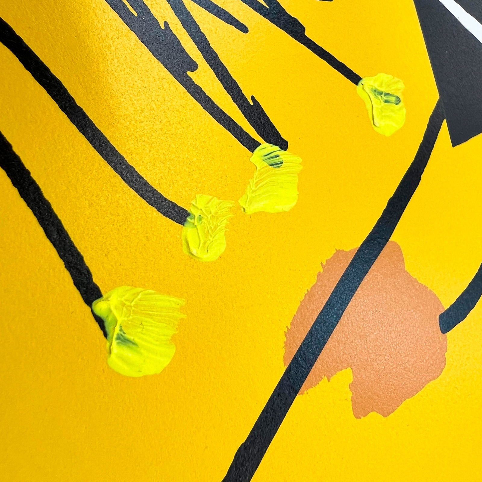 McLean, Bruce, A Vase of Arranged Flowers in a Wild Garden - Yellow , 2024