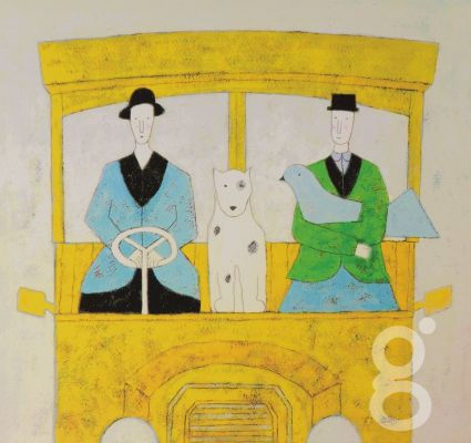 Annora Spence, Dog on Bus