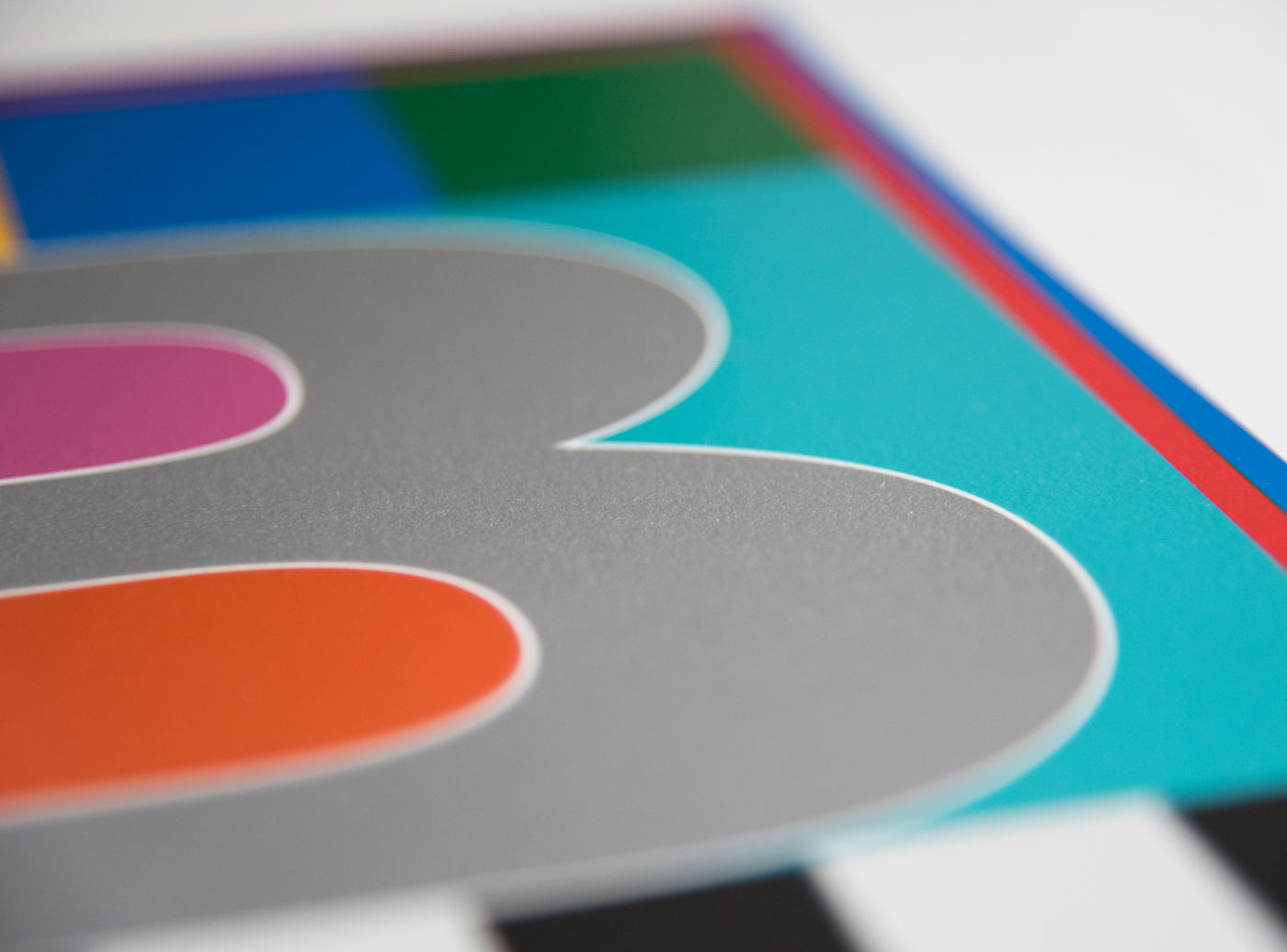 Peter Blake, Dazzle Letter B, 2017