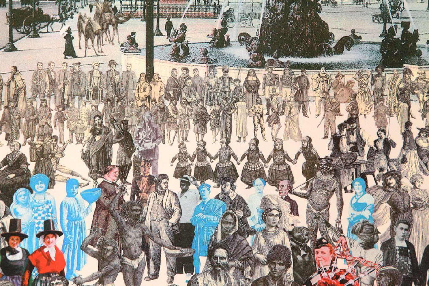 Peter Blake, Paris Quartet: Dancing, Place de la Concorde, 2010