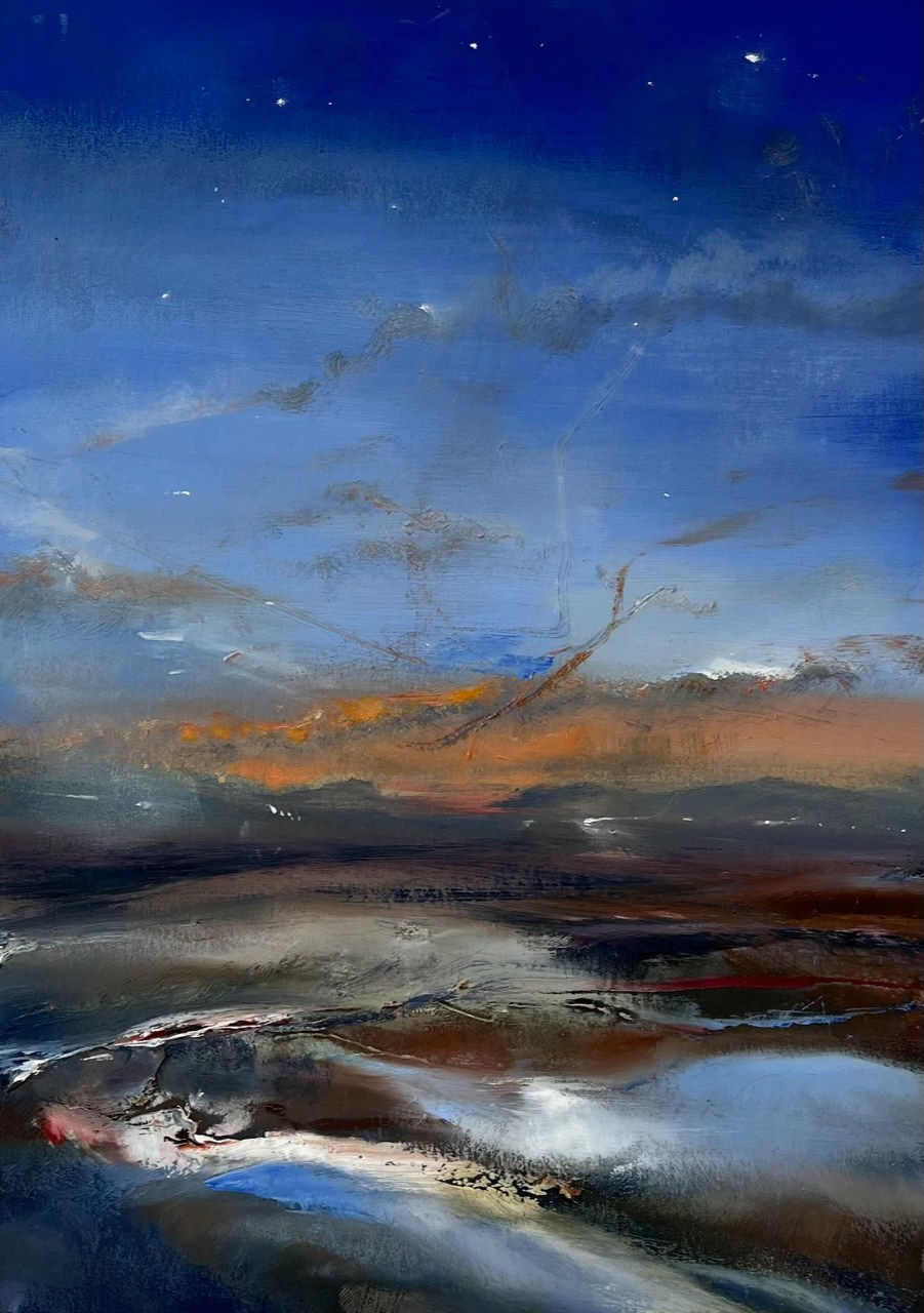 Iwan Gwyn Parry, The Irish Sea, Twilight, 2022
