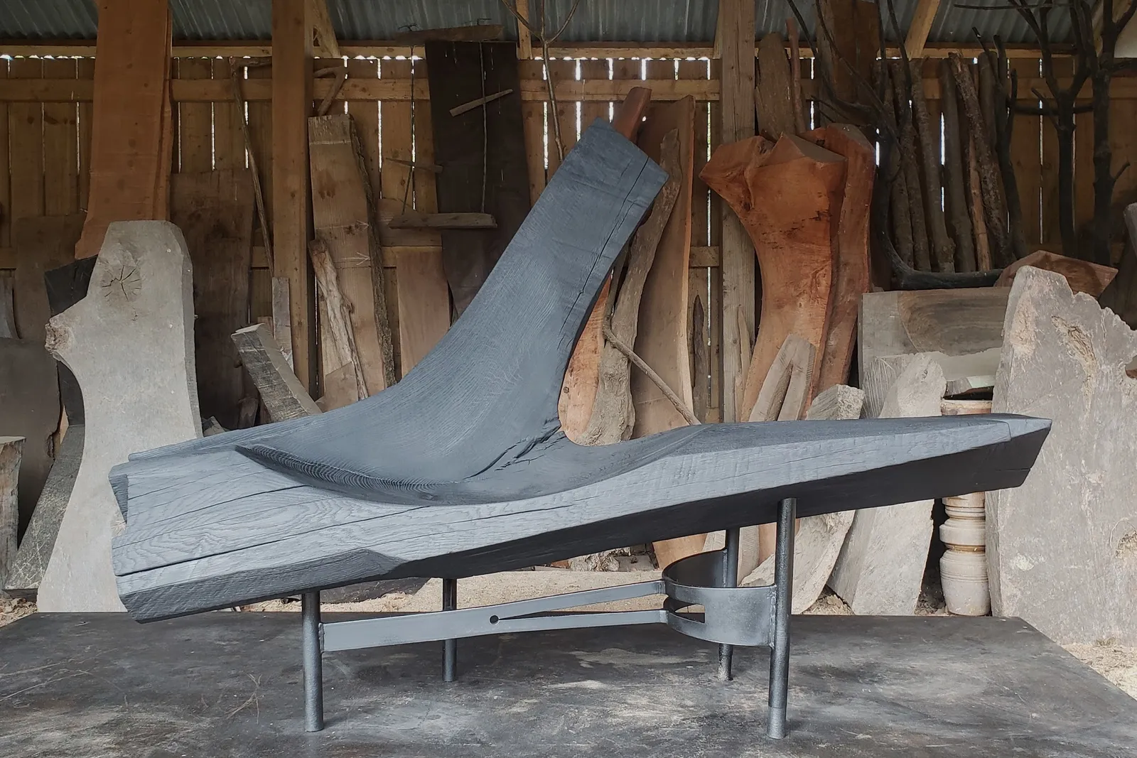 Simon Gaiger, Propped Landscape, 2026