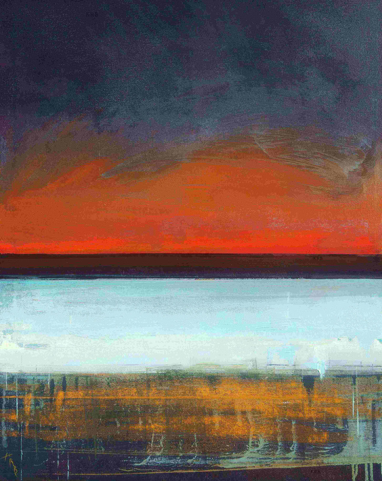 Karina Rosanne Barrett, Ocean & Infinity (Night), 2024