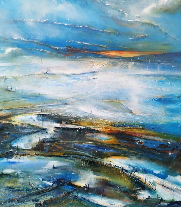 Iwan Gwyn Parry, A Winter Dawn, Cardigan Bay, 2024