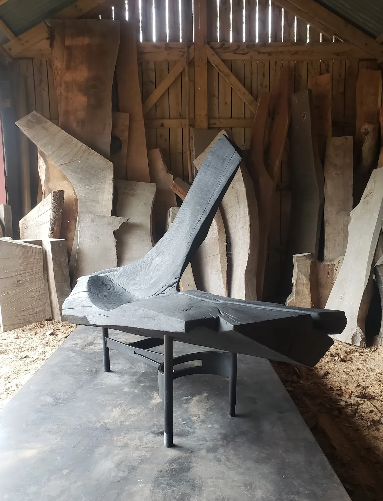 Simon Gaiger, Propped Landscape, 2026