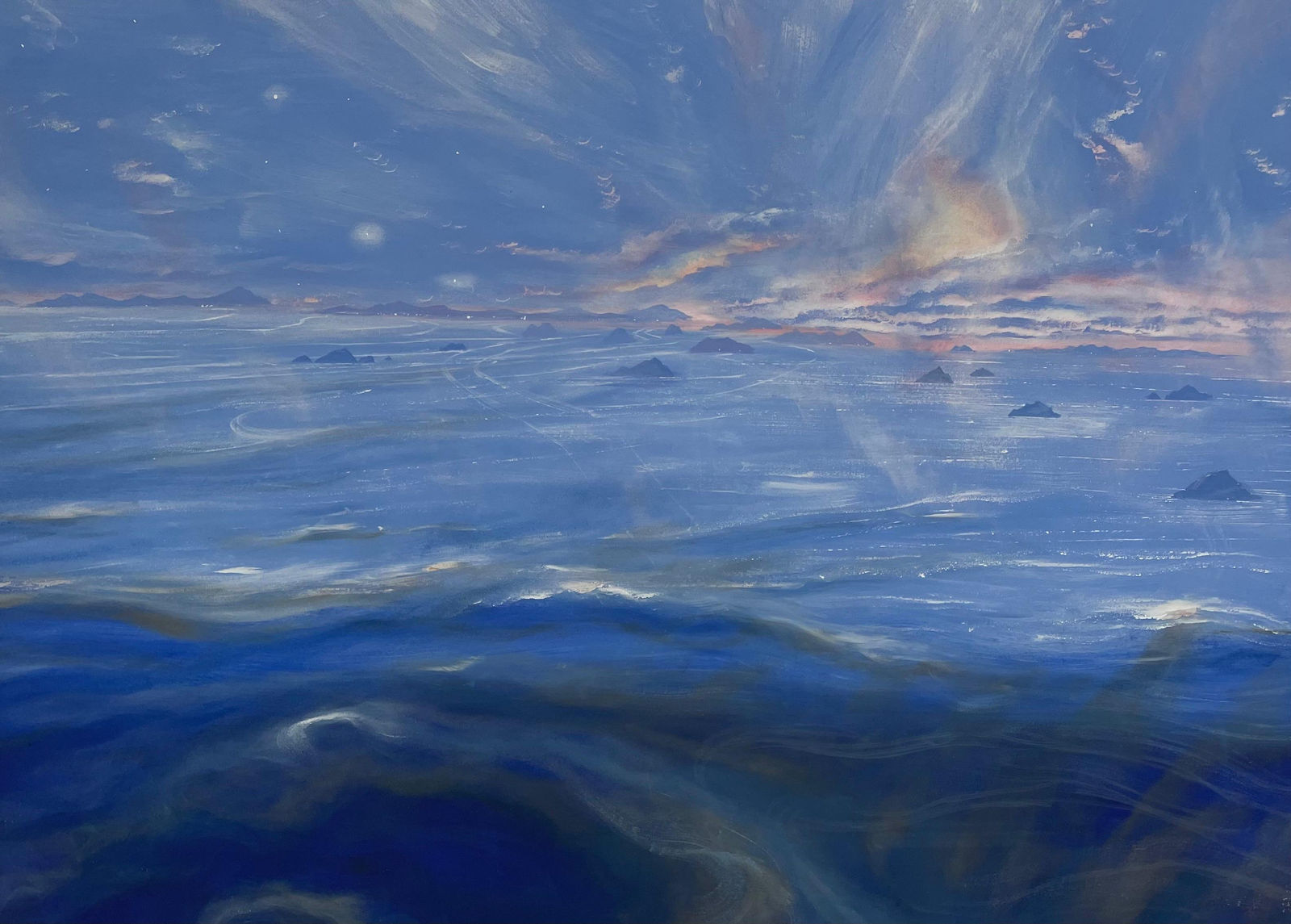 Iwan Gwyn Parry, Ancient Channel - Lullaby in Blue, 2025