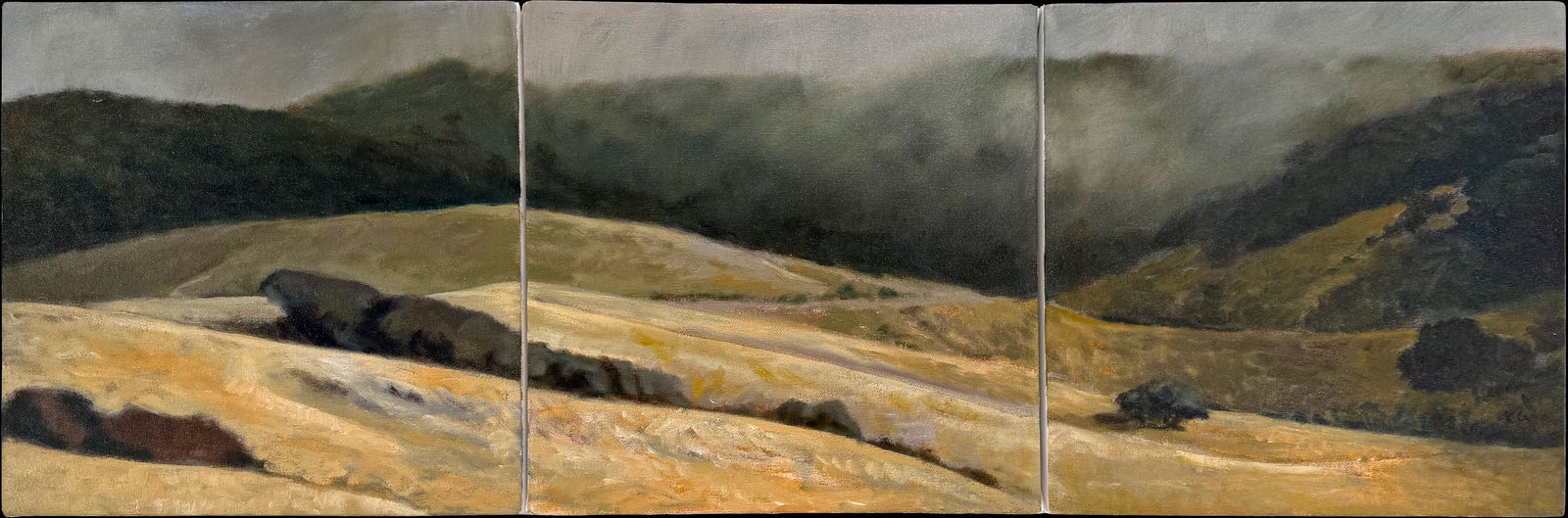 Kristen Garneau, West from Stubb's Vineyard, 2025