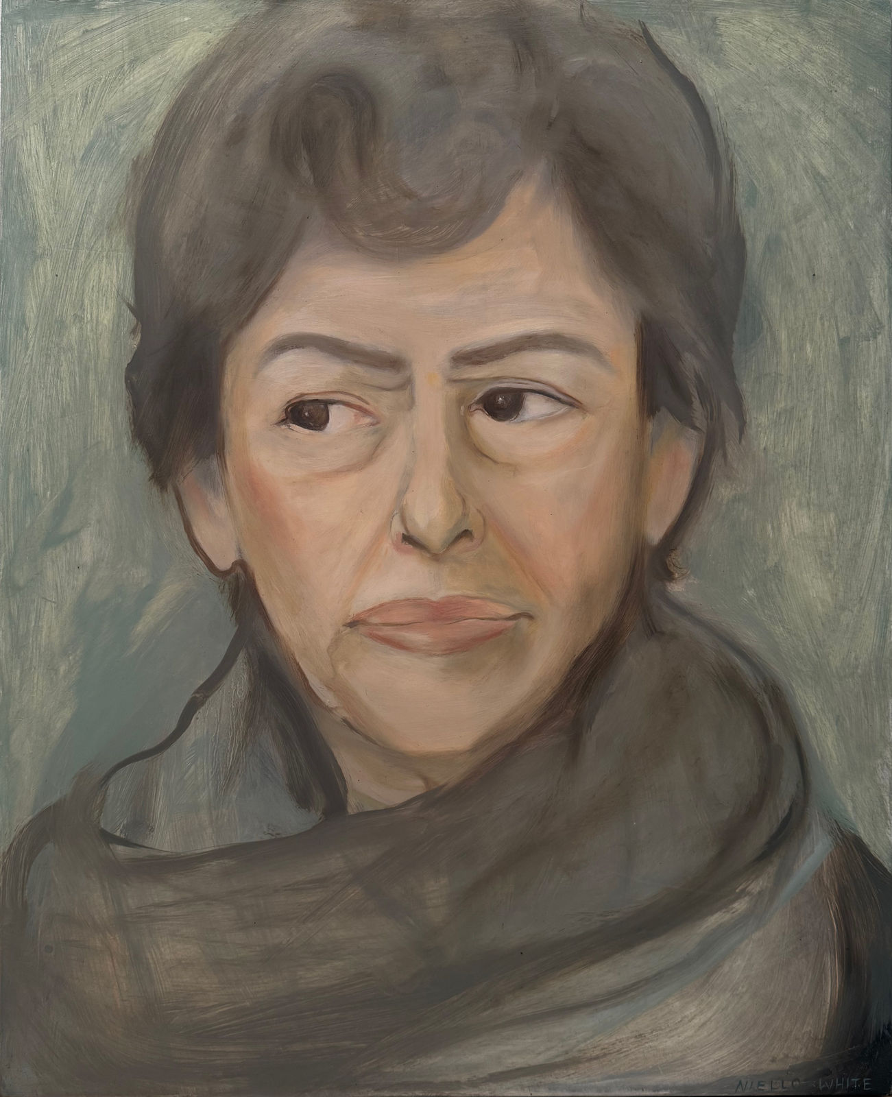 Jessica Niello-White, Portrait of Lois the painter, 2025