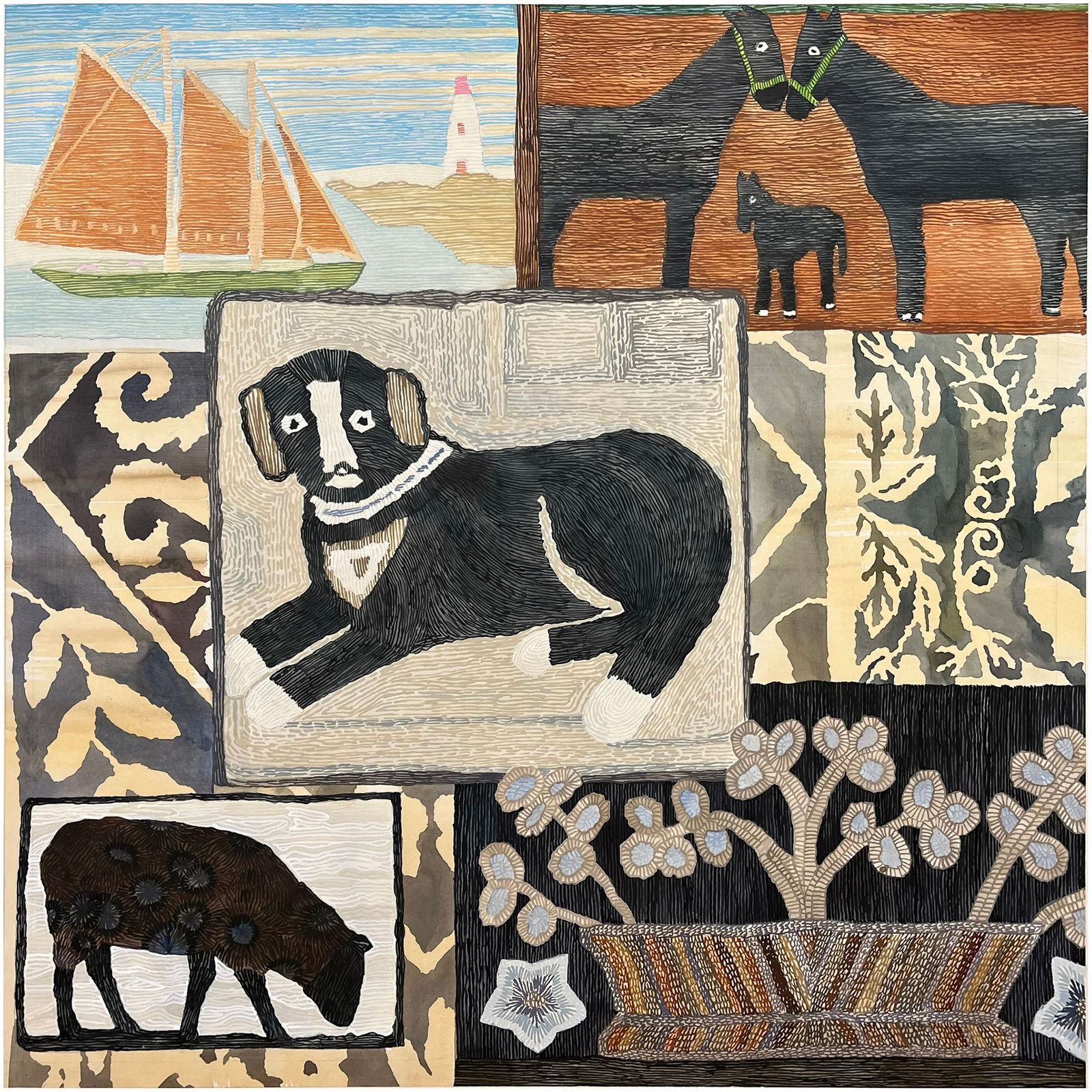 Renée Bott, Women’s Work: Dog & Boat, 2025