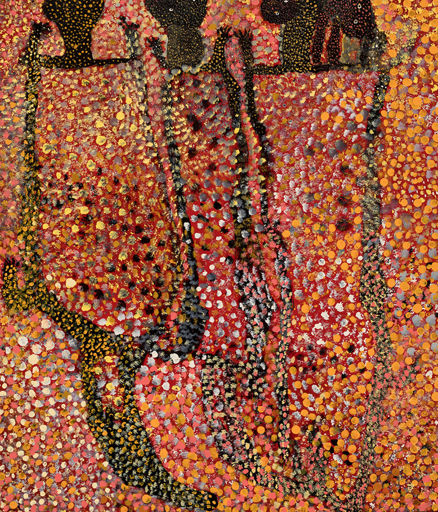 Reggie Uluru, Wati Ngintaka Perentie Lizard Man, 2023