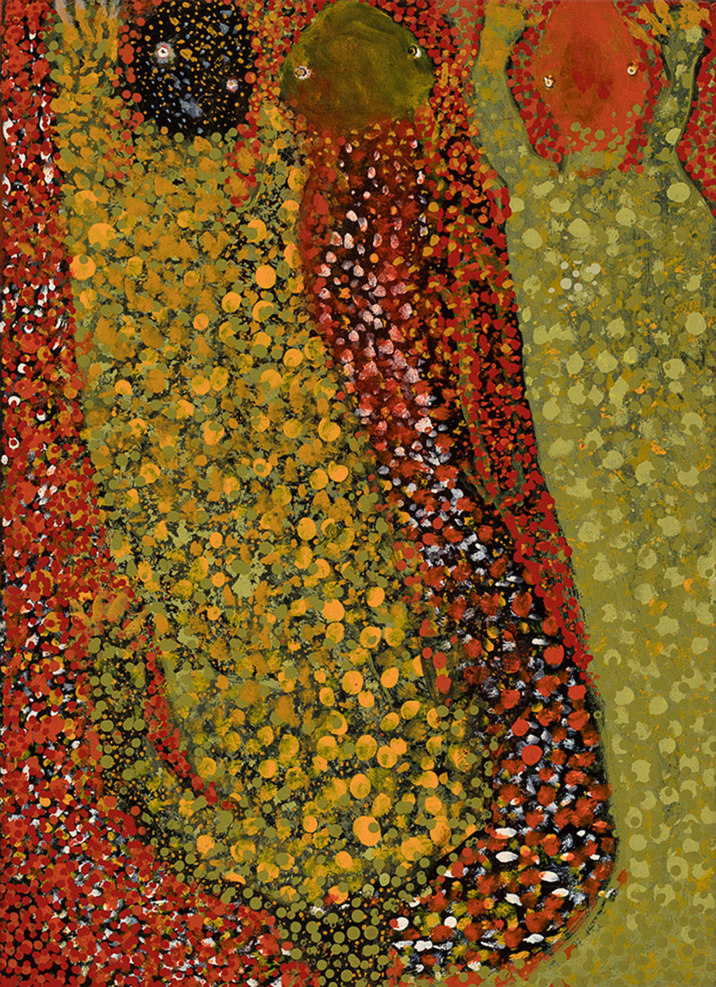 Reggie Uluru, Wati Ngintaka Perentie Lizard Man, 2023