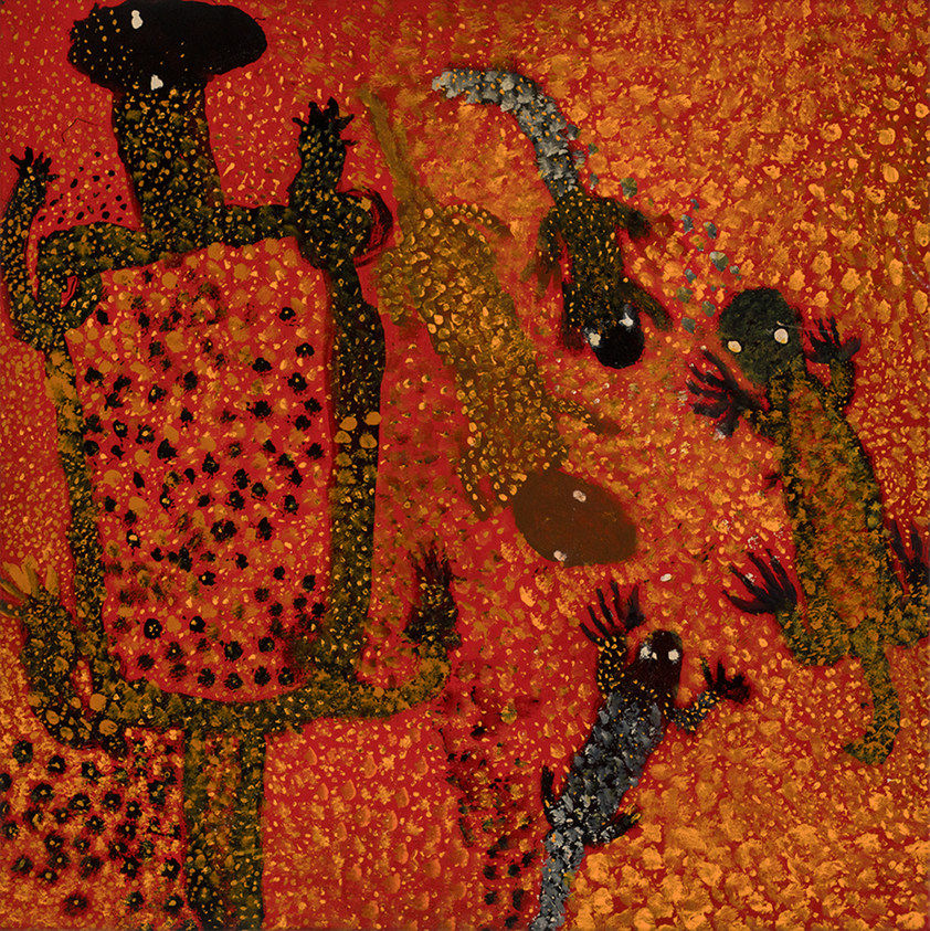 Reggie Uluru, Wati Ngintaka Perentie Lizard Man, 2023