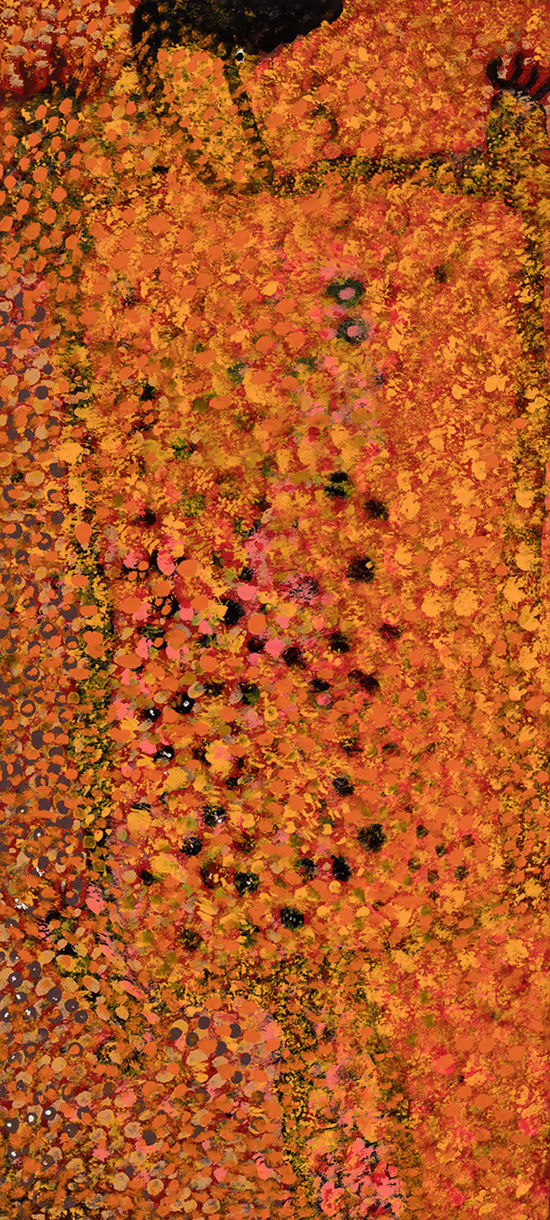 Reggie Uluru, Wati Ngintaka Perentie Lizard Man, 2023