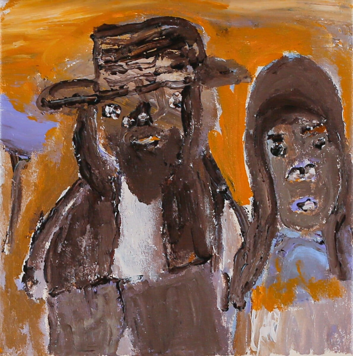 Adrian Jangala Robertson, Family In Yalpirakinu, 2024