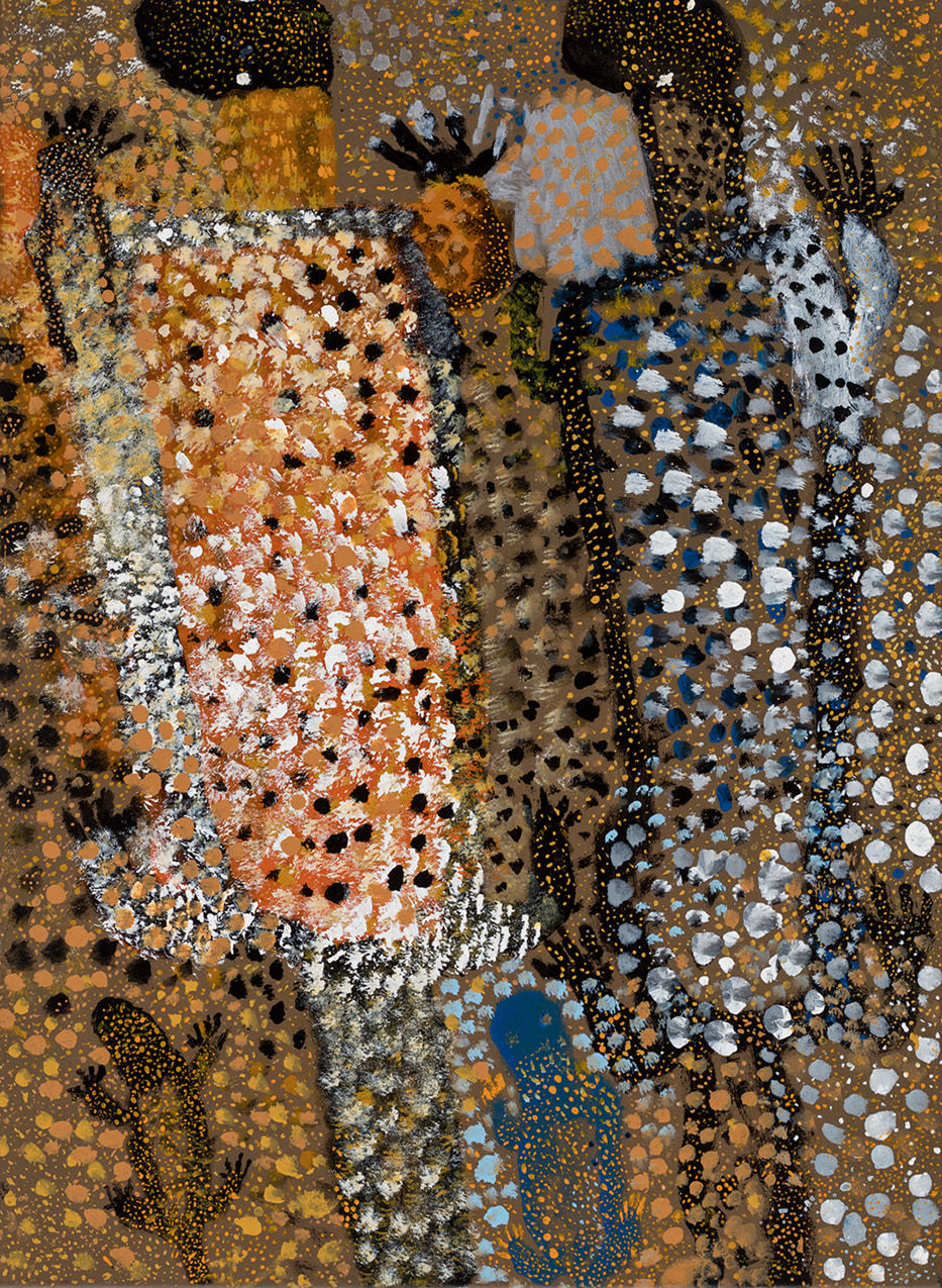 Reggie Uluru, Wati Ngintaka Perentie Lizard Man, 2024