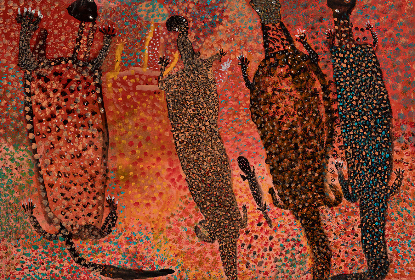 Reggie Uluru, Wati Ngintaka Perentie Lizard Man, 2023