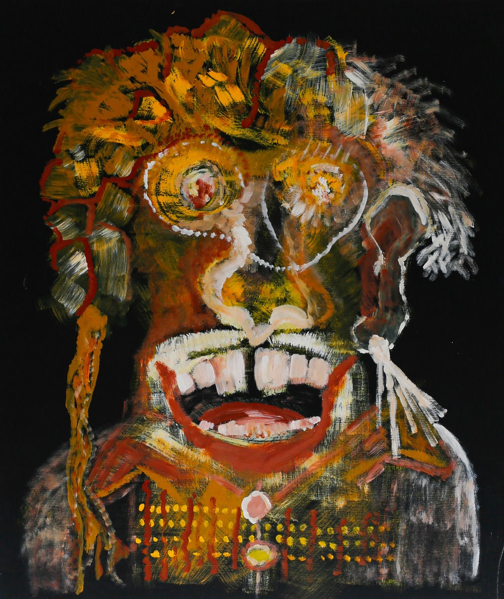 Joseph Williams Jungurayi, Laughing Man, 2024