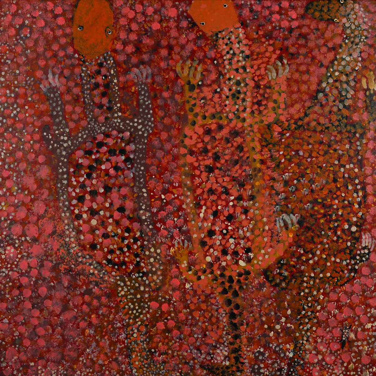 Reggie Uluru, Wati Ngintaka (Perentie Lizard Man), 2023