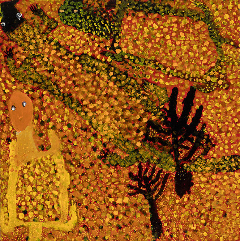 Reggie Uluru, Wati Ngintaka Perentie Lizard Man, 2023