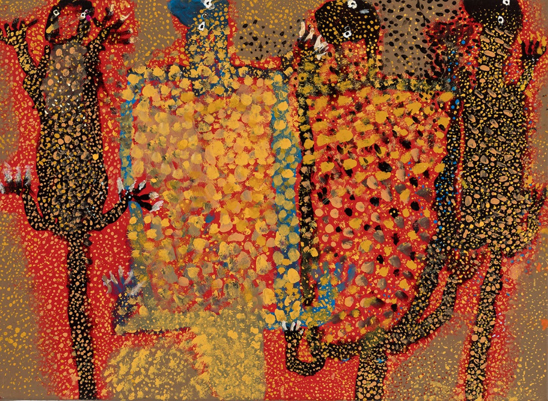 Reggie Uluru, Wati Ngintaka Perentie Lizard Man, 2024