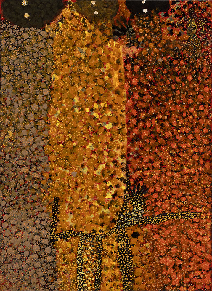 Reggie Uluru, Wati Ngintaka Perentie Lizard Man, 2023