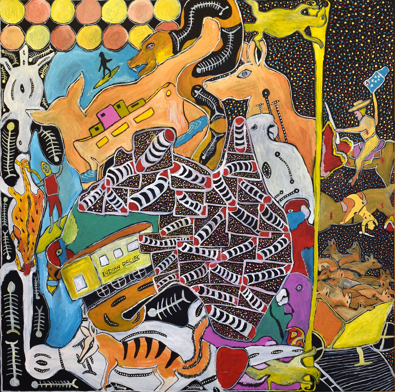 John Prince Siddon, All Mixed Up II, 2020