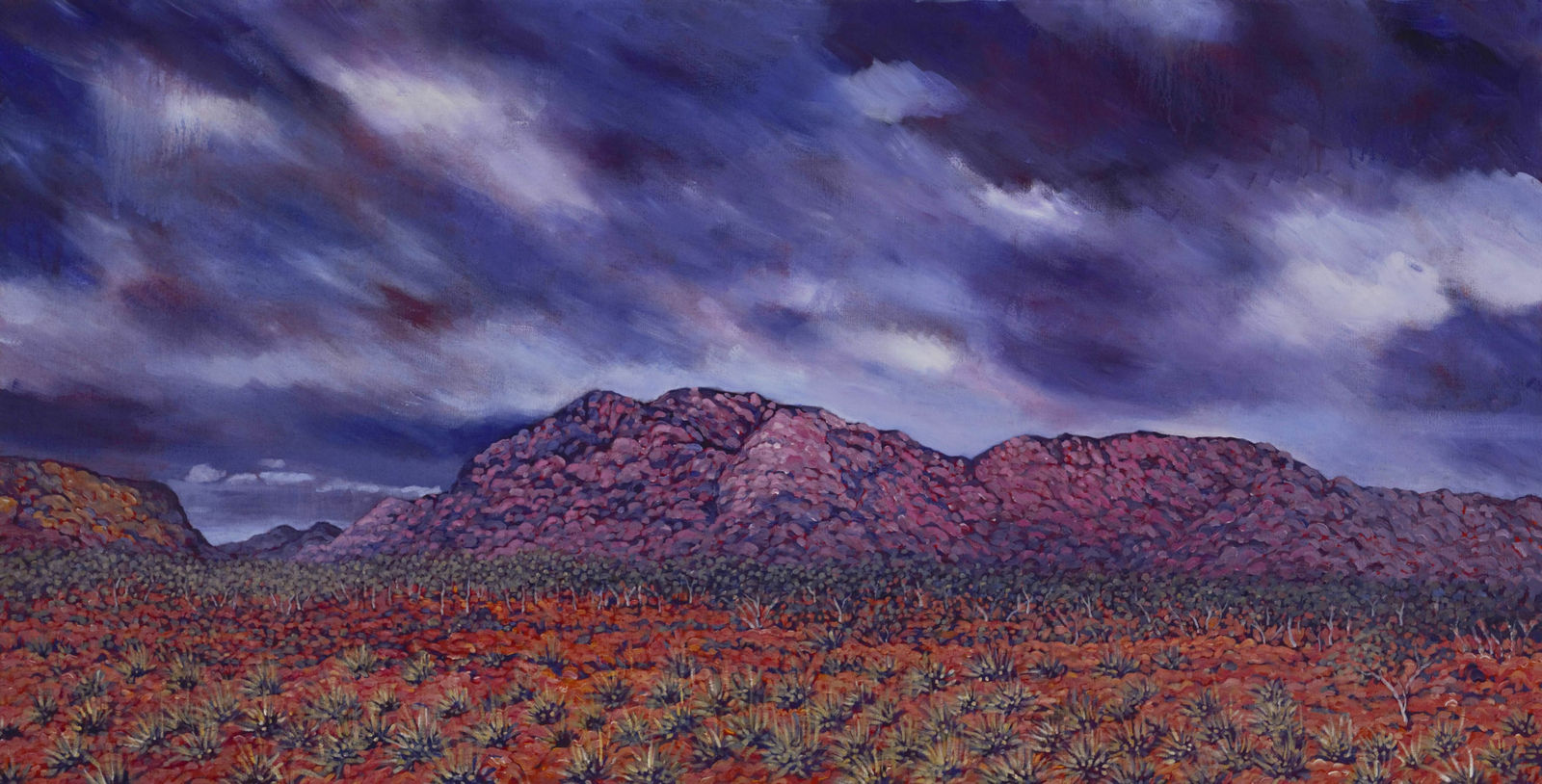 Sarah Brown, Papunya Hills For Kukla, 2024
