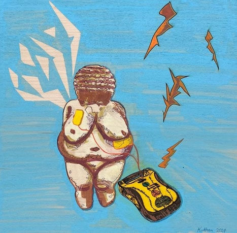 Charlie Kirkham, Reviving the Venus of Willendorf, 2024