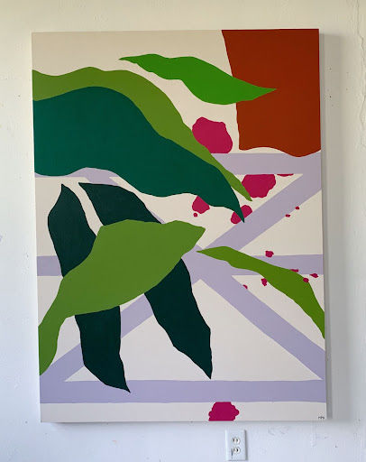 Maggie Perrin-Key, Pink and Green Porch, 2021