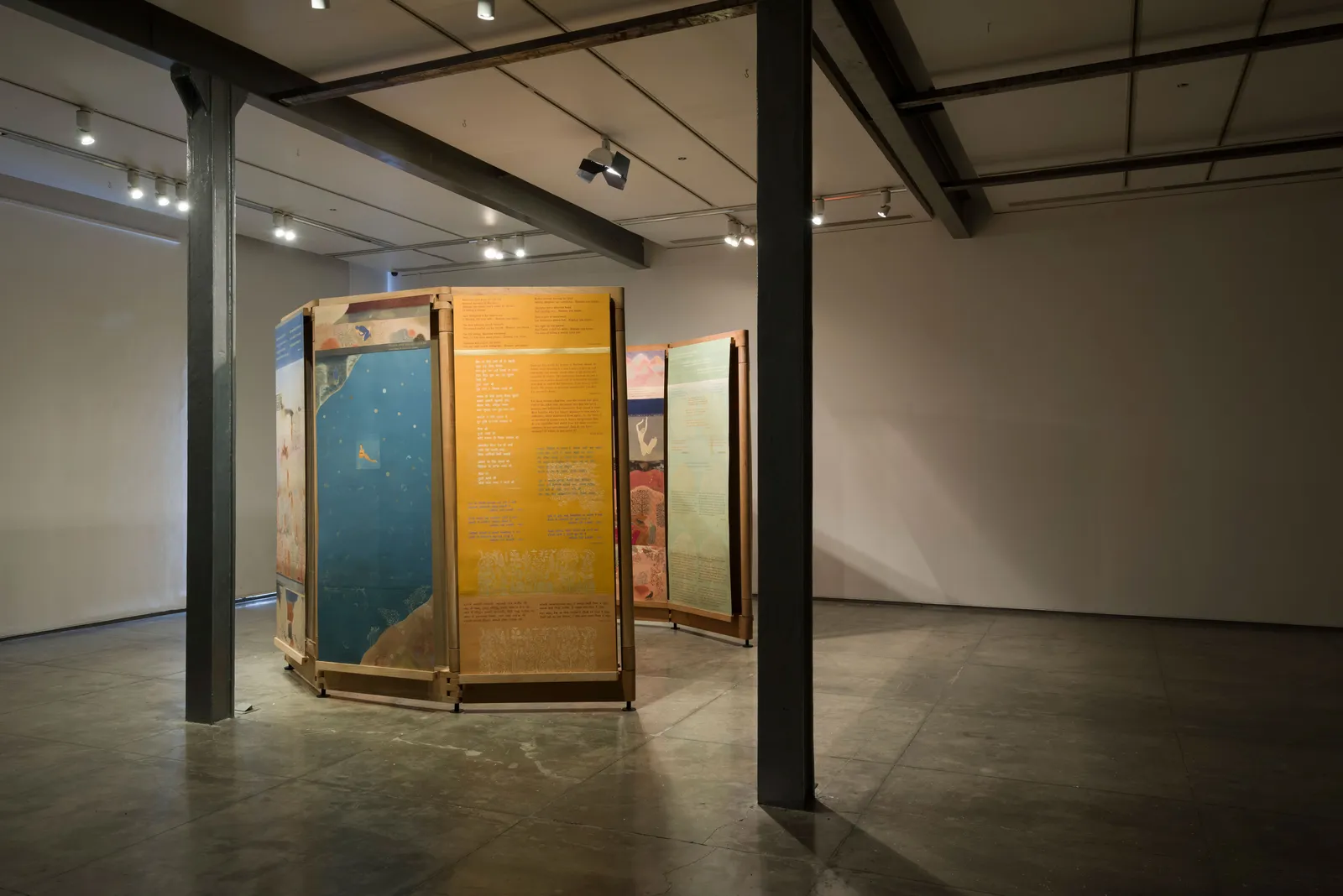 Nilima Sheikh, Terrain; Carrying Across, Leaving Behind, 2017