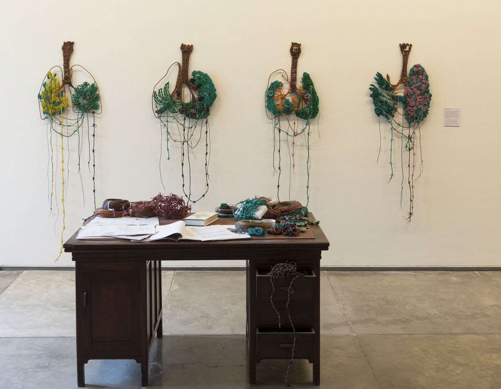 Reena Saini Kallat, Siamese Trees, 2018-19