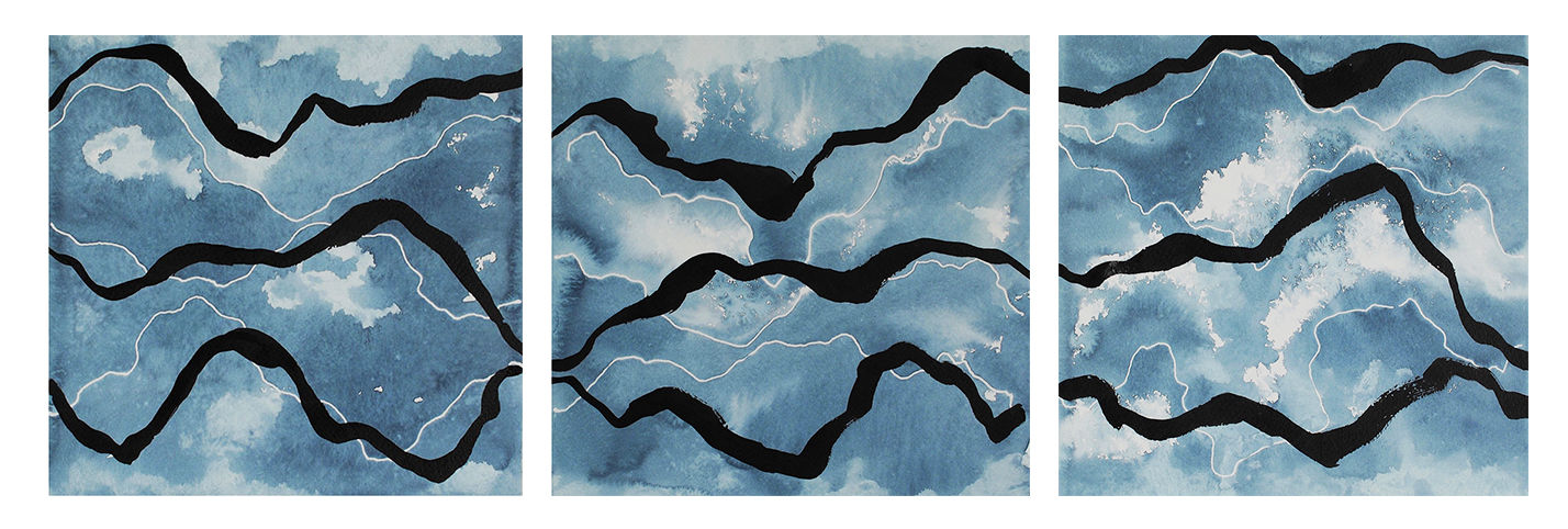 Allison Svoboda, Power of Yin, Kameoka (1-3) Triptych