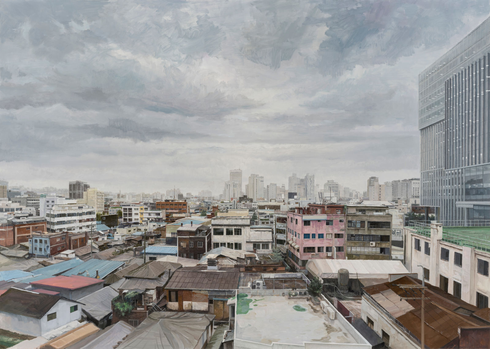 Jae Ho Jung, Eulji-ro after rain, 2022