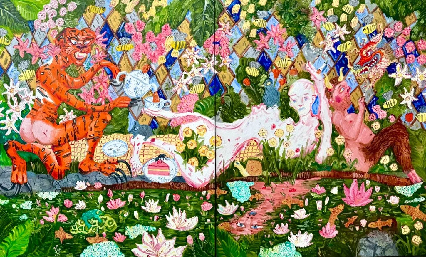 Dale Lewis, Frog spawn, 2024