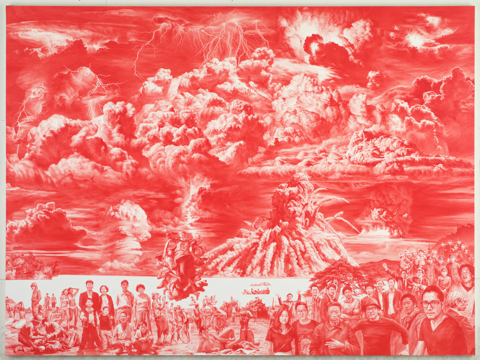 Sea Hyun Lee, Between Red - 200(B), 2014