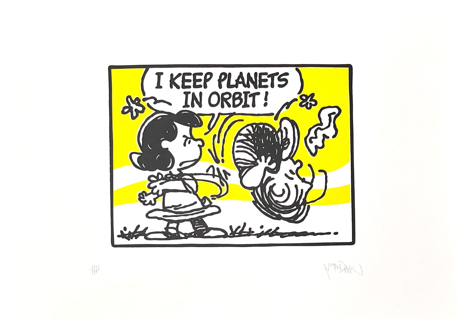 Mark Drew, Orbit (ODB) (Yellow), 2019