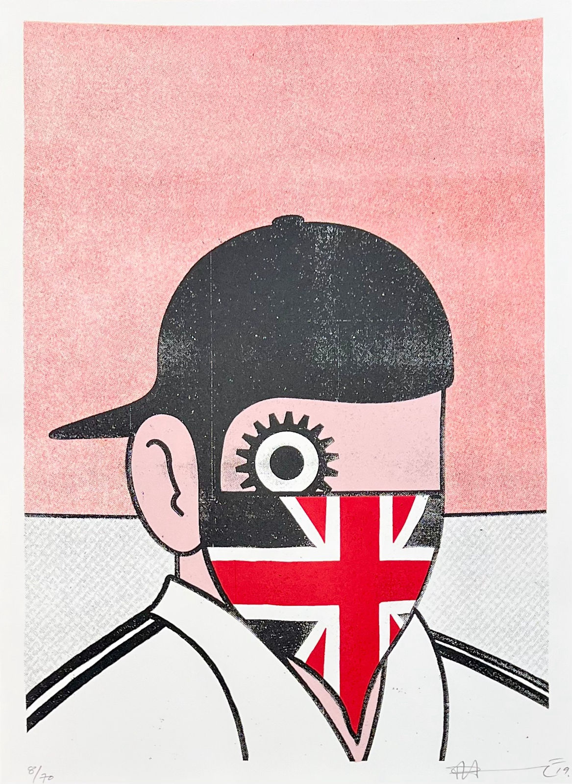 Paul Insect, Clockwork Britain (Red), 2019