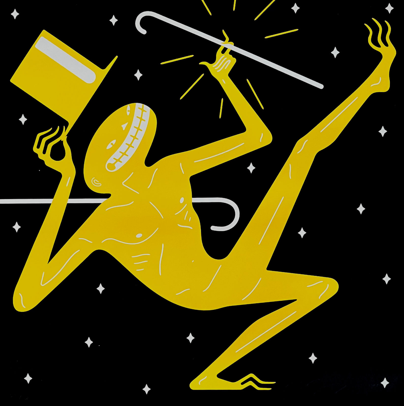 Cleon Peterson, Canceled (Black), 2021