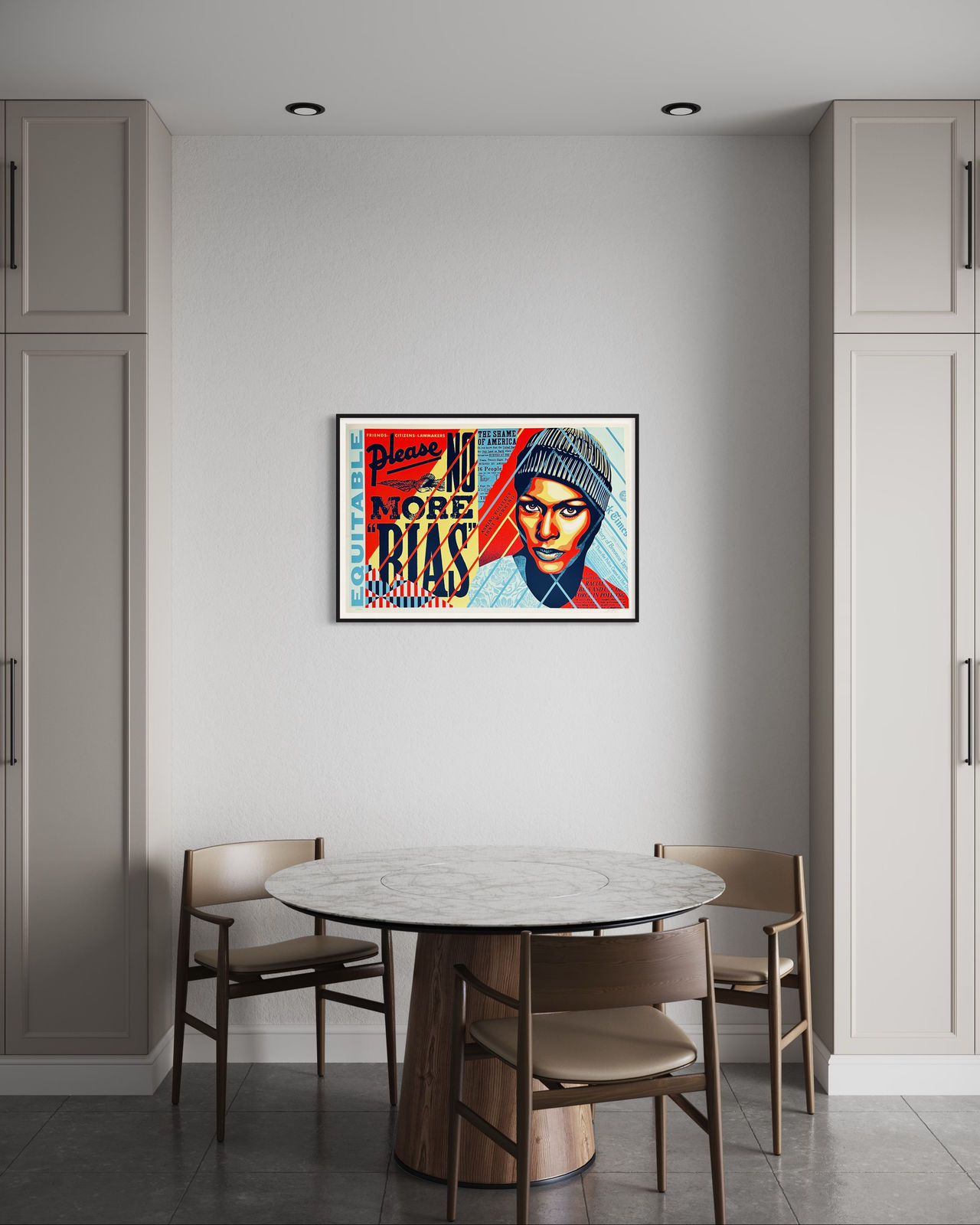 Shepard Fairey, No More Bias, 2023