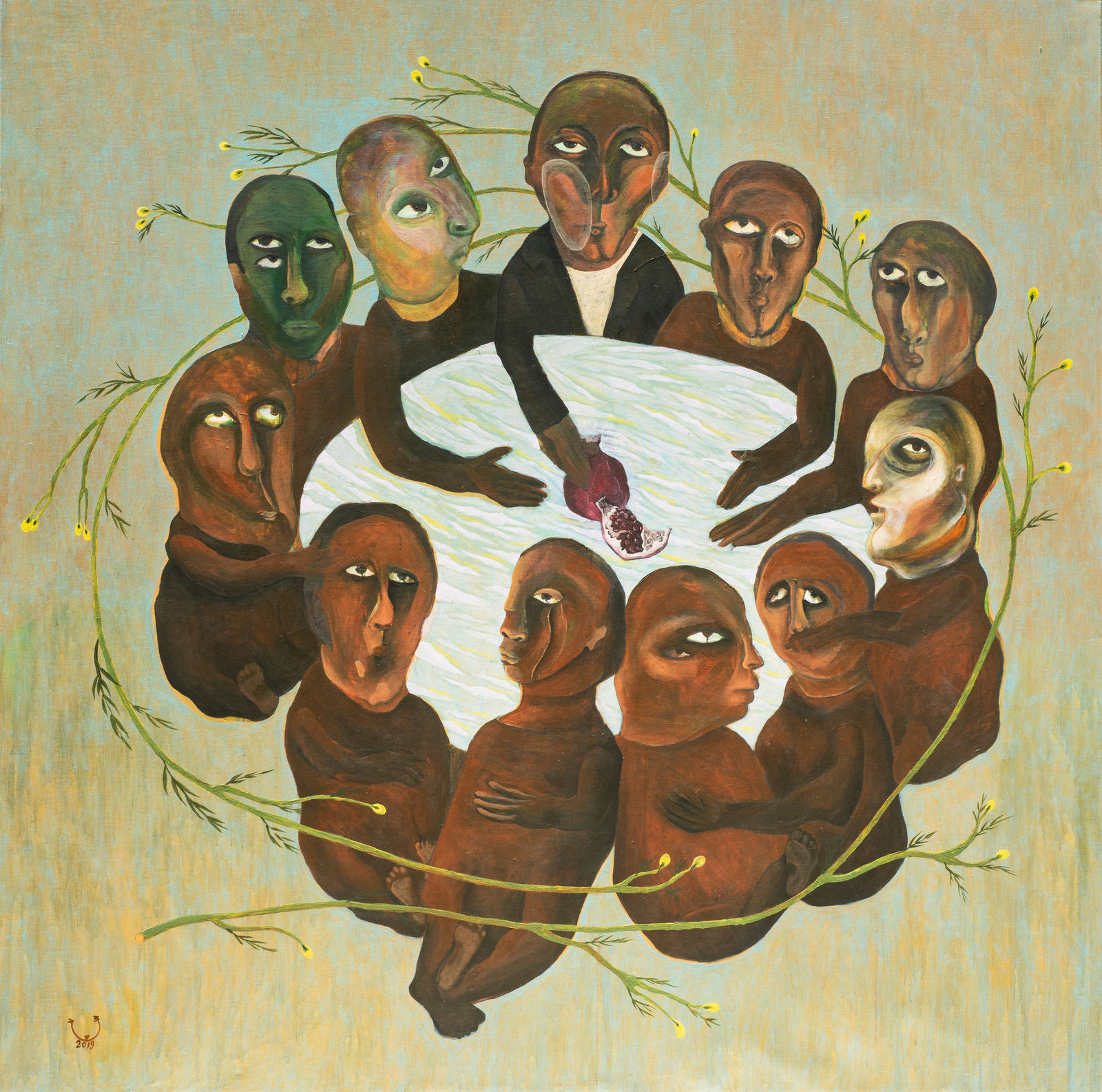 Souad Abdelrassoul, Like A Single Pomegranate, 2020