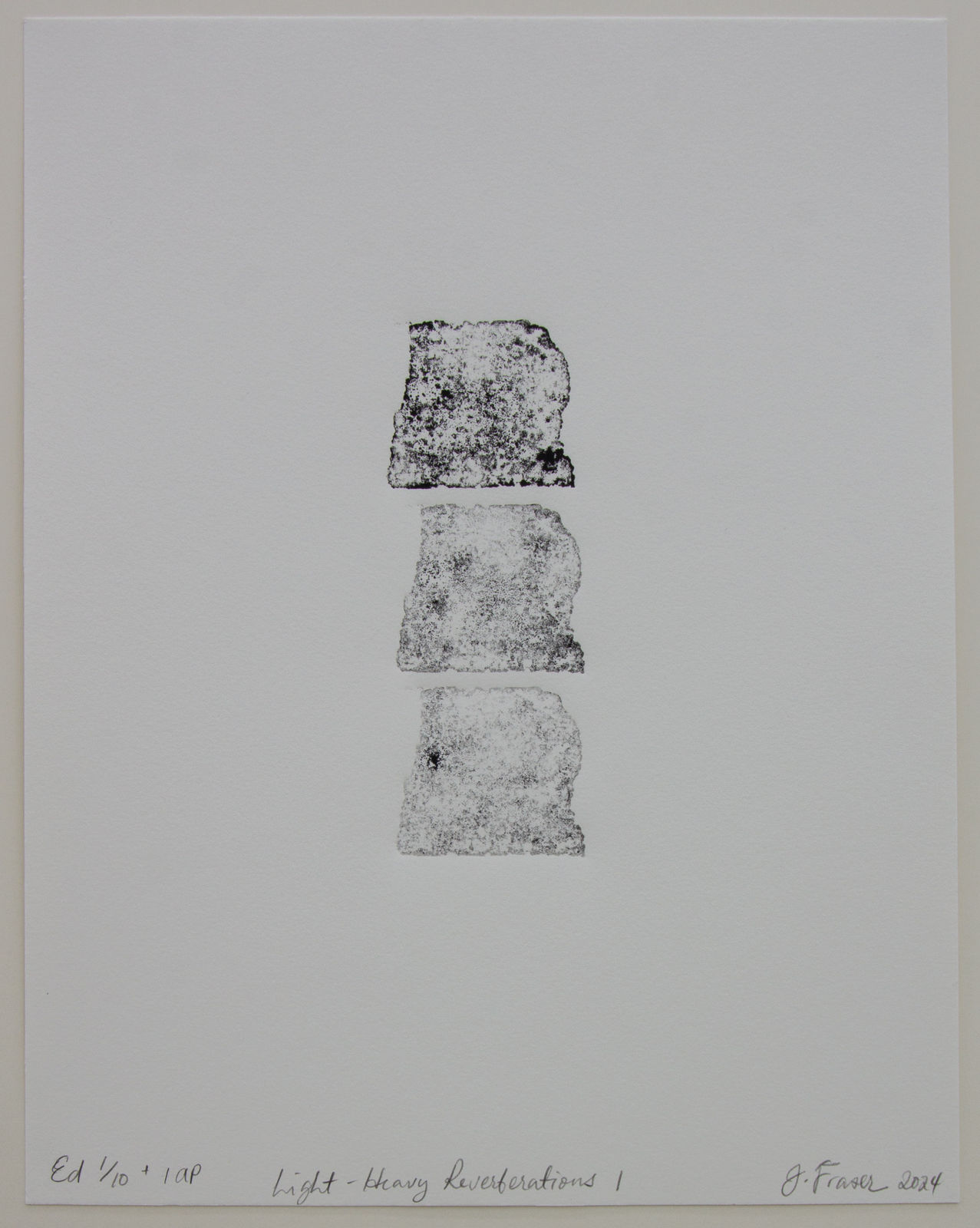 Jonathan Sölanke Gathaara Fraser, Light -Heavy Reverberations (I), 2024