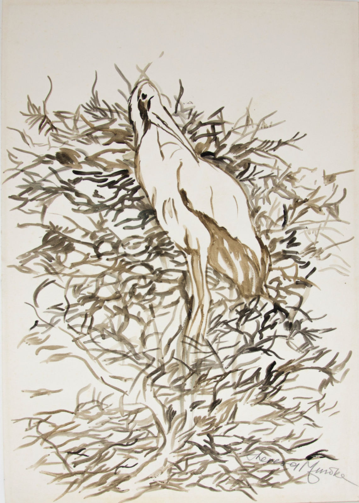 Theresa Musoke, Single Stork, 1995