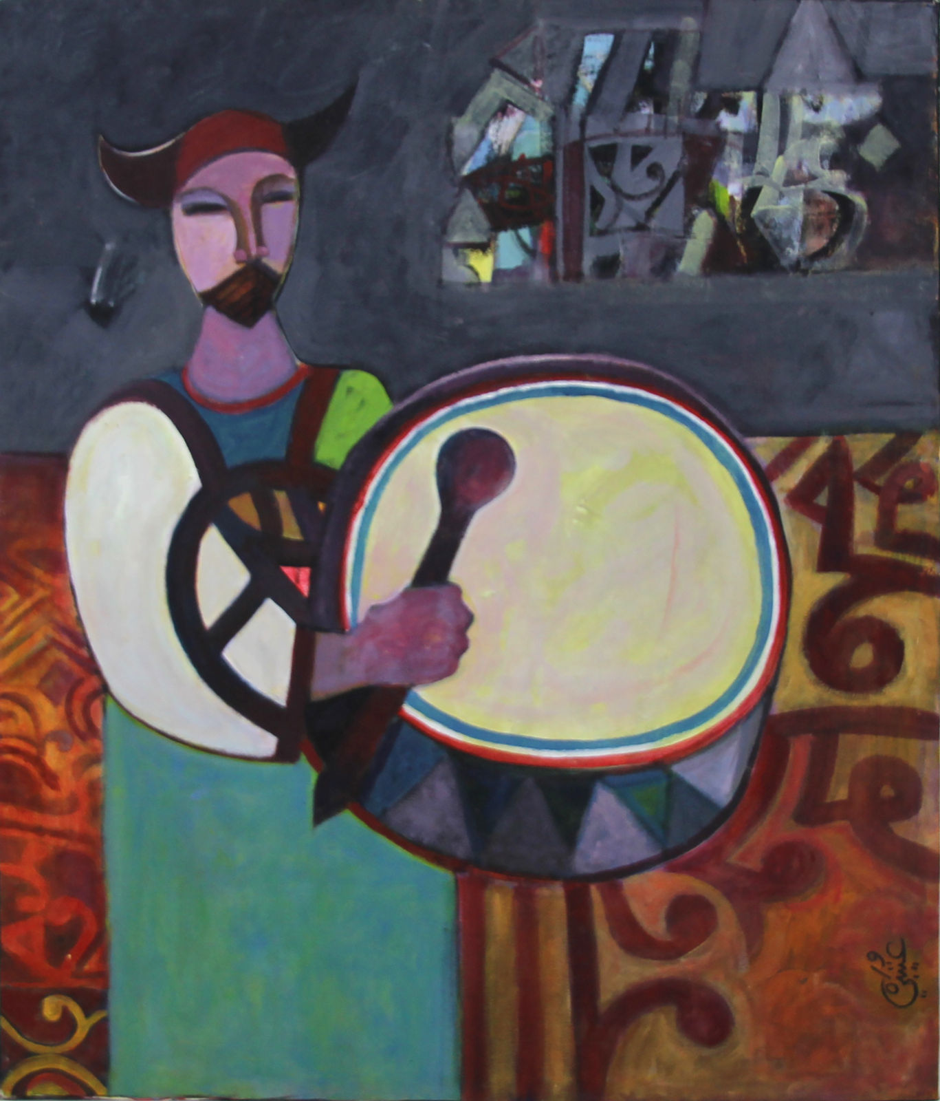 Mohamed Abdella Otaybi, The Dervish (I), 2019